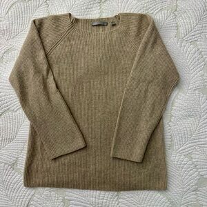 Women's Vince Cashmere/Silk Blend Tan Sweater- Size M